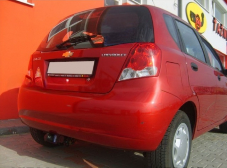Carlig remorcare Chevrolet Kalos 3/5 usi 2002 - 2008 demontabil automat cu maneta marca Autohak [4]