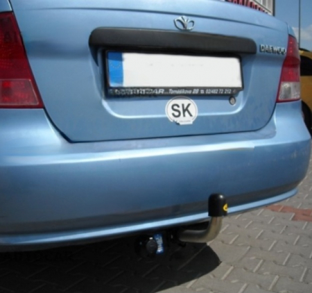 Carlig remorcare Chevrolet Kalos 4 usi 2002 - 2008 demontabil automat cu maneta marca Autohak [4]