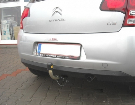 Carlig remorcare Citroen C3 dupa 2009 demontabil automat cu maneta marca Autohak [5]