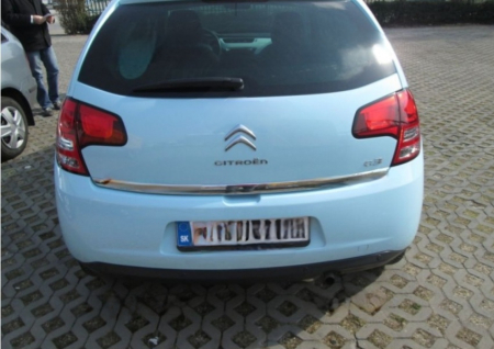 Carlig remorcare Citroen C3 dupa 2009 vertical cu cheie marca Autohak [7]