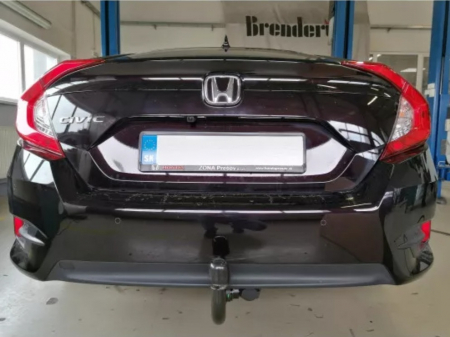 Carlig remorcare Honda Civic 4 usi dupa 2017 demontabil automat vertical marca Autohak [5]