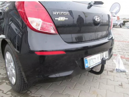 Carlig remorcare Hyundai i20 2009 - 2014 demontabil automat vertical marca Autohak [8]
