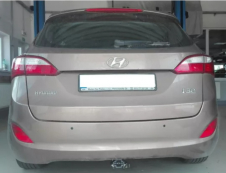 Carlig remorcare Hyundai i30 combi 2012 - 2017 demontabil automat cu maneta marca Autohak [2]