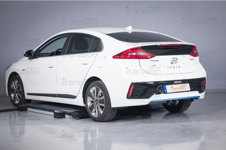Carlig remorcare Hyundai Ioniq Hybrid HEV 2017 - 2022 demontabil automat orizontal marca Aragon [5]