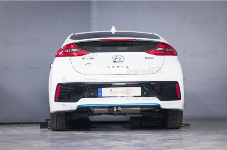 Carlig remorcare Hyundai Ioniq Hybrid HEV 2017 - 2022 demontabil automat orizontal marca Aragon [6]