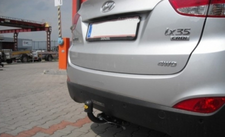 Carlig remorcare Hyundai ix35 dupa 2010 demontabil automat cu maneta marca Autohak [3]