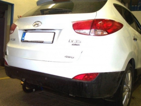 Carlig remorcare Hyundai ix35 dupa 2010 demontabil automat vertical marca Autohak [10]