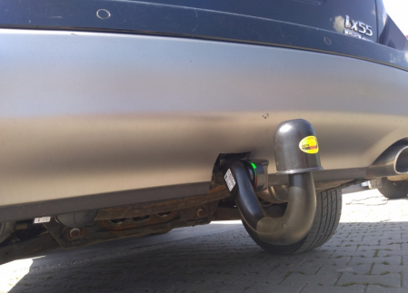 Carlig remorcare Hyundai IX55 dupa 2009 demontabil automat vertical marca GDW [5]