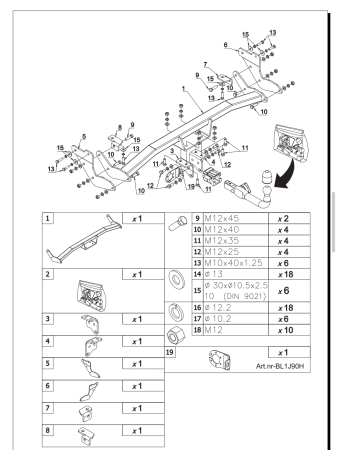 Cârlig Remorcare Hyundai Kona Hybrid / Electric (După 2023) Auto-Hak J 90H [4]