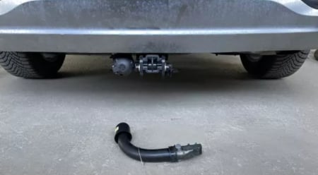 Carlig remorcare Hyundai Santa Fe dupa 10/2020 demontabil automat cu maneta marca Autohak [6]