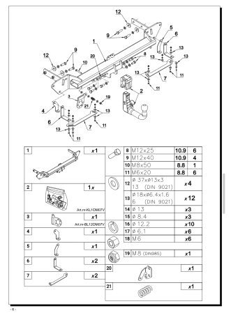Cârlig remorcare demontabil vertical premium Auto-Hak OM 07V pentru Jaecoo 8 SUV [4]