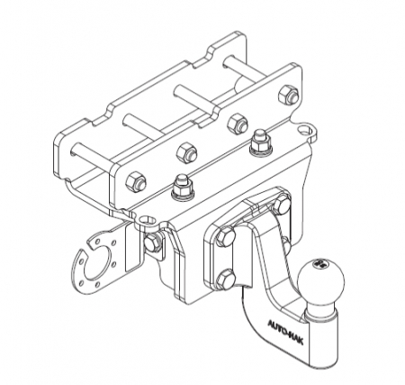 Carlige Jeep - Carlig remorcare Jeep Gladiator 10/2019 - prezent, marca Autohak