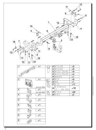 Cârlig remorcare demontabil vertical Auto-Hak O 80V pentru Lexus RX (2009-2015) – karmaster.ro [9]
