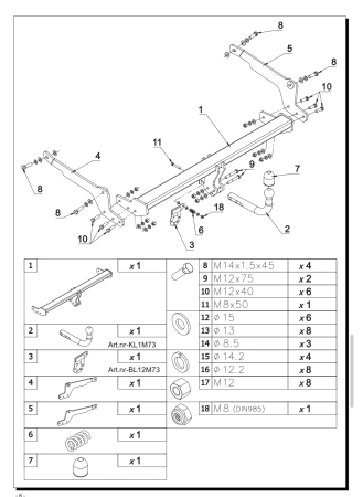 Cârlig remorcare semidemontabil Auto-Hak M 73 pentru Mazda CX-80 (după 10.2024) – karmaster.ro [2]