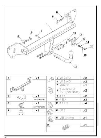 Cârlig remorcare semidemontabil Auto-Hak D 63 pentru Mercedes A-Class W177 (după 2018) – karmaster.ro [2]