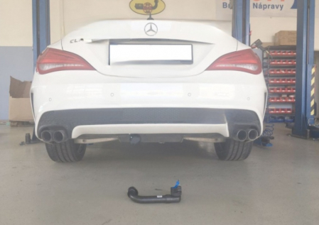 Carlig remorcare Mercedes CLA dupa 2015 demontabil automat vertical marca Autohak [5]