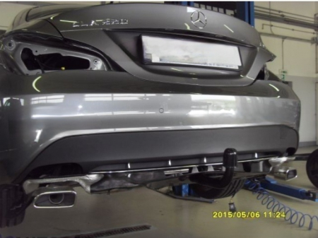 Carlig remorcare Mercedes CLA dupa 2015 demontabil automat vertical marca Autohak [15]