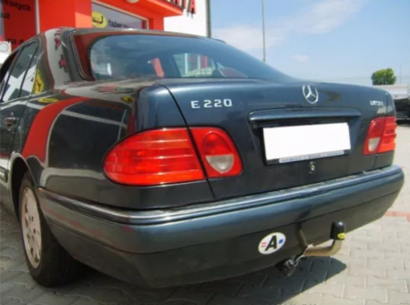 Carlig remorcare Mercedes E Class W210 sedan 1995 - 2002 demontabil automat cu maneta [1]