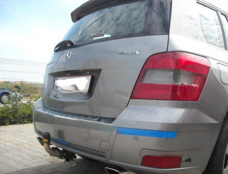 Carlig remorcare Mercedes GLK dupa 2008 demontabil automat cu maneta marca Autohak [5]
