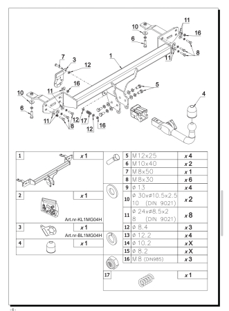 Cârlig remorcare automat cu cheie Auto-Hak MG ZS II Hybrid MG 04H [4]