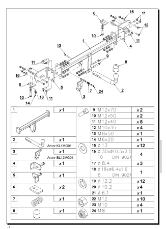 Cârlig remorcare semidemontabil Auto-Hak MG ZS SUV (2021-2024) [2]