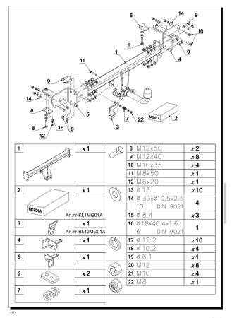 Cârlig remorcare automat cu manetă Auto-Hak MG ZS SUV (2021-2024) [2]
