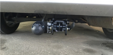 Carlig remorcare Mitsubishi Lancer dupa 2008 demontabil automat cu maneta marca Autohak [2]