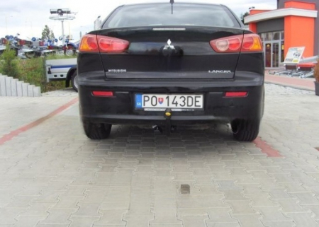 Carlig remorcare Mitsubishi Lancer dupa 2008 demontabil automat vertical marca Autohak [10]