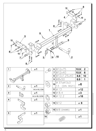 Cârlig remorcare Auto-Hak Z 48 Mitsubishi Outlander >2025 [2]