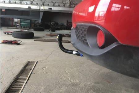 Carlig remorcare Nissan Juke tractiune fata dupa 2010 demontabil automat vertical marca Autohak [7]