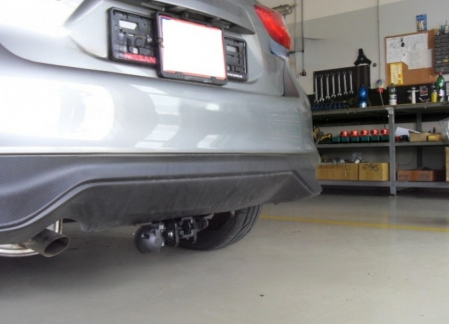 Carlig remorcare Nissan Pulsar dupa 2014 demontabil automat cu maneta marca Autohak [5]