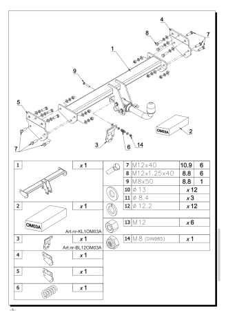 Cârlig remorcare Auto-Hak OM 03A Omoda E5 dupa 2025 [2]
