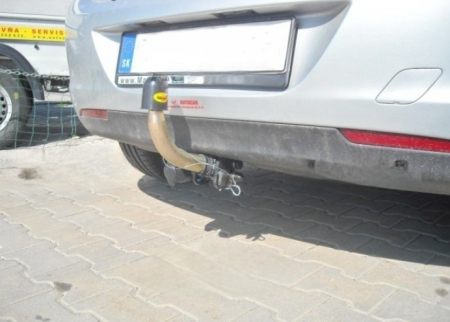 Carlig remorcare Opel Astra J htb 2009 - 2015 demontabil automat cu maneta marca Autohak [4]