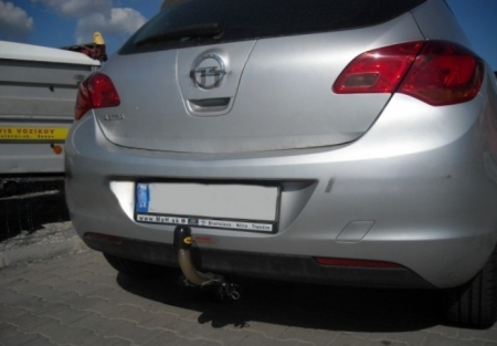 Carlig remorcare Opel Astra J htb 2009 - 2015 demontabil automat cu maneta marca Autohak [5]