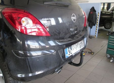 Carlig remorcare Opel Corsa D 2006 - 2019 demontabil automat vertical marca Autohak [7]