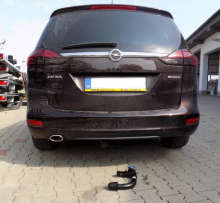 Carlig remorcare Opel Zafira C 2012 - 2019 demontabil automat vertical marca Autohak [6]