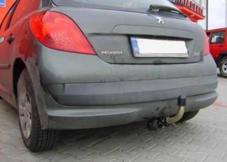 Carlig remorcare Peugeot 207 htb dupa 2006 demontabil automat cu maneta marca Autohak [6]