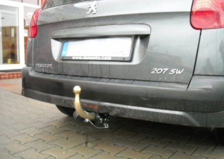 Carlig remorcare Peugeot 207 SW dupa 2006 demontabil automat cu maneta marca Autohak [4]