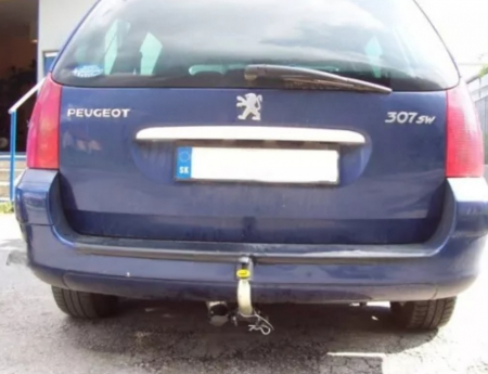 Carlig remorcare Peugeot 307 sw 2001 - 2011 demontabil automat cu maneta [4]