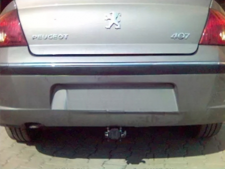 Carlig remorcare Peugeot 407 berlina 2004 - 2008 demontabil automat cu maneta [2]