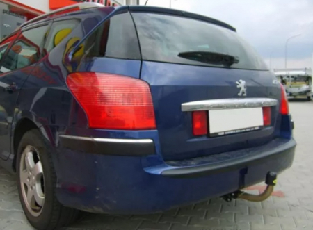 Carlig remorcare Peugeot 407 combi 2004 - 2008 demontabil automat cu maneta [1]