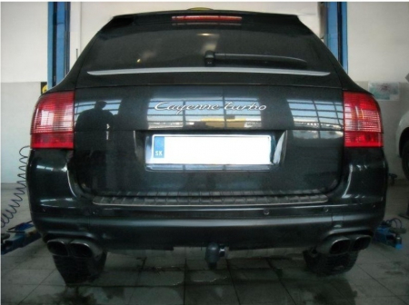 Carlig remorcare Porsche Cayenne 2002 - 2010 demontabil automat vertical marca Autohak [4]
