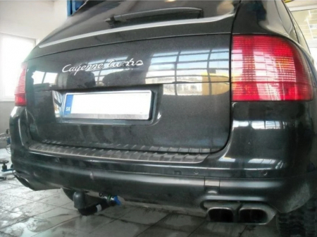 Carlig remorcare Porsche Cayenne 2011 - 2017 demontabil automat vertical marca Autohak [3]