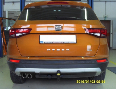 Carlig remorcare Seat Ateca dupa 2016 demontabil automat vertical marca Autohak [11]