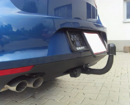 Carlig remorcare Seat Leon ST combi dupa 2013  demontabil automat vertical marca Autohak [14]