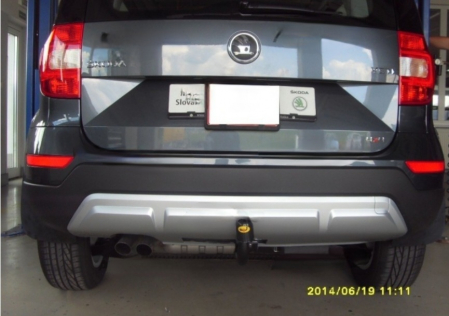 Carlig remorcare Skoda Yeti dupa 2014 demontabil automat vertical marca Autohak [5]