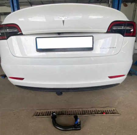 Carlig remorcare Tesla Model 3 2017 - 2023 demontabil automat vertical [2]