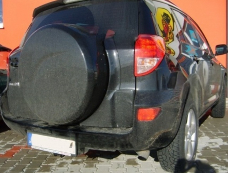 Carlig remorcare Toyota RAV 4 cu roata de rezerva 2009 - 2013 demontabil automat cu maneta marca Autohak [1]