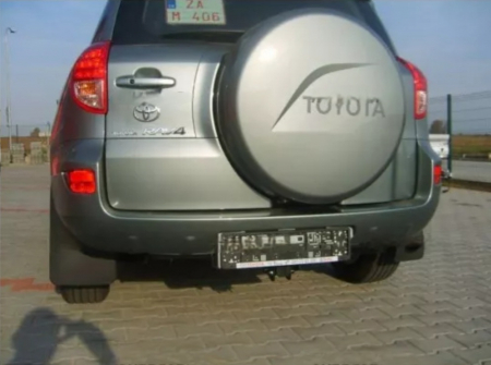 Carlig remorcare Toyota RAV 4  cu roata de rezerva 2005 - 2009 demontabil automat cu maneta [3]