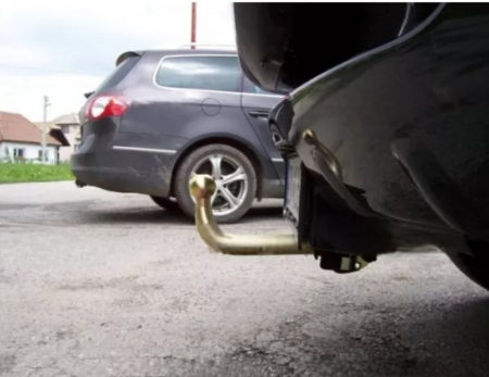 Carlig remorcare Toyota RAV 4  cu roata de rezerva 2005 - 2009 demontabil automat cu maneta [5]